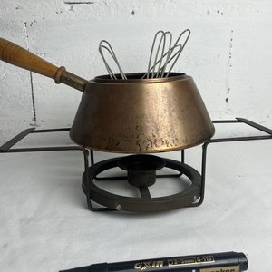 Set de Fondue en Bronce con Soporte y Pinchos - imagen 5