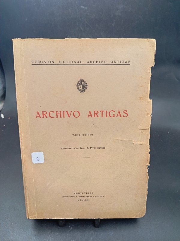 Archivo Artigas Tomo Quinto - Edición Monteviedana