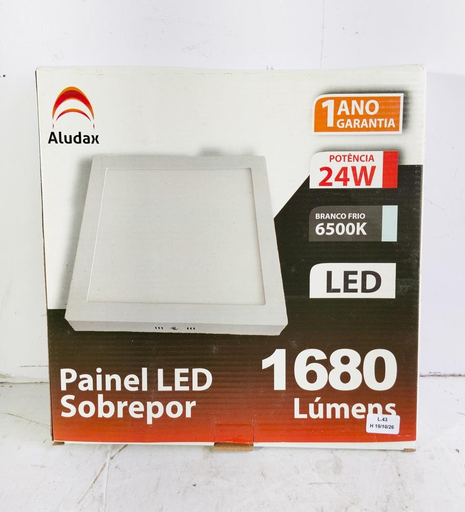 4 Paneles LED Aludax Sobrepor 24W Blanco Frío 6500K 1680 Lúmenes
