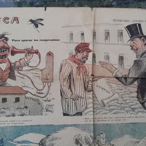 Periódico "La Mosca" de Octubre de 1905 - Prensa Satírica Uruguaya - imagen 8