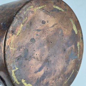 Par de Cacerolas Antiguas de Cobre con Mangos - imagen 5
