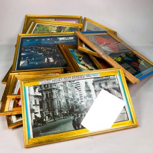 Lote de Portaretratos y Cuadros con Marcos Dorados Varios Tamaños - imagen 2