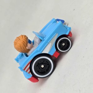 Auto Azul Little People Fischer Price con Muñeco - imagen 3