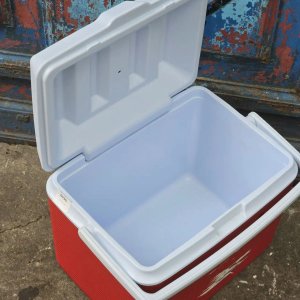 Conservadora Rubbermaid Roja y Blanca - imagen 3