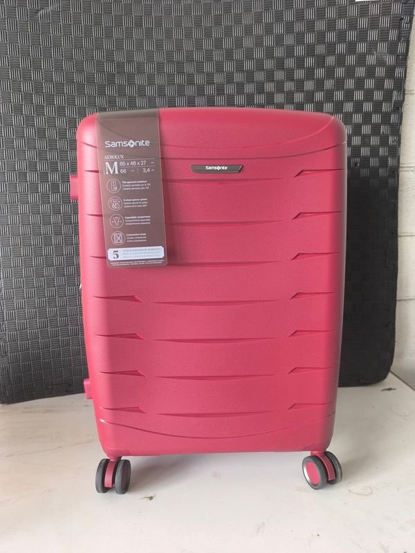 Valija Samsonite Aerolux Mediana Bordó 65cm