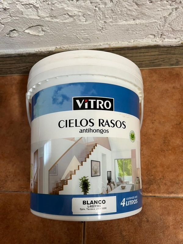 Pintura Cielos Rasos Anti Hongos - 4L NUEVA - imagen 3