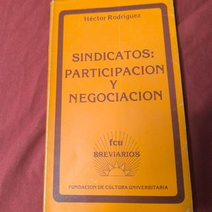 Sindicatos: Participación y Negociación - Héctor Rodríguez (1985) - imagen 1