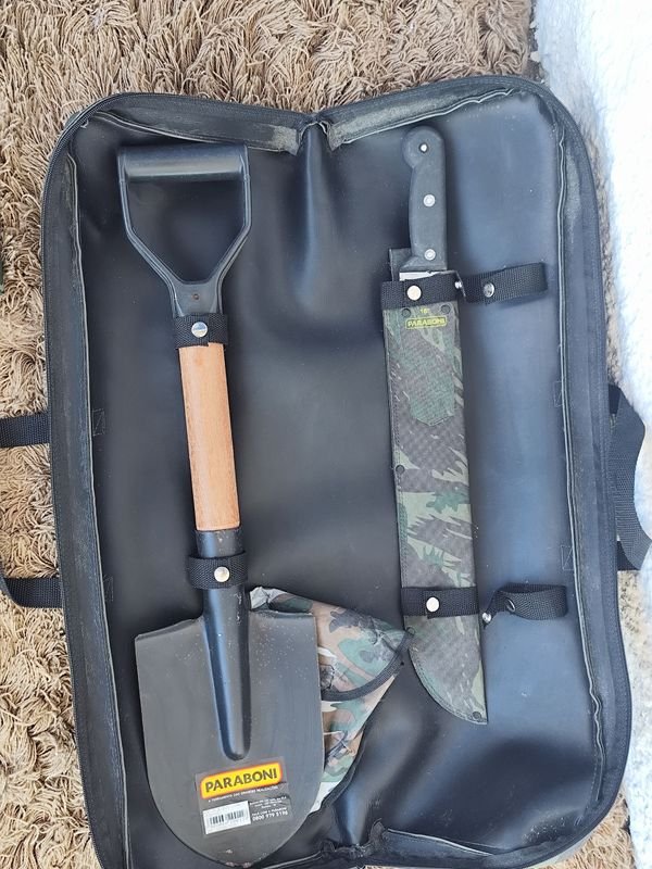 Kit de herramientas de campo con funda de camuflaje y cierre de cremallera - imagen 18