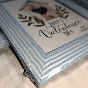 Lote de 10 Portarretratos con Marco Azul y Vidrio, Nuevos - imagen 4