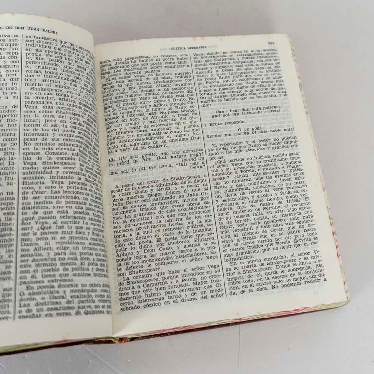 Libro de Valera con tapas de cuero y títulos en dorado - imagen 2