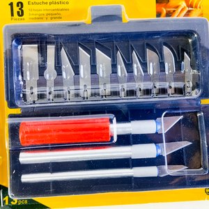 18 Ps  Set de Cutter trinchetas bisturí - imagen 2