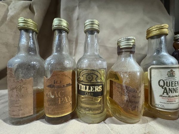 Lote de Botellas Miniatura de Licores Varios Selladas - imagen 1