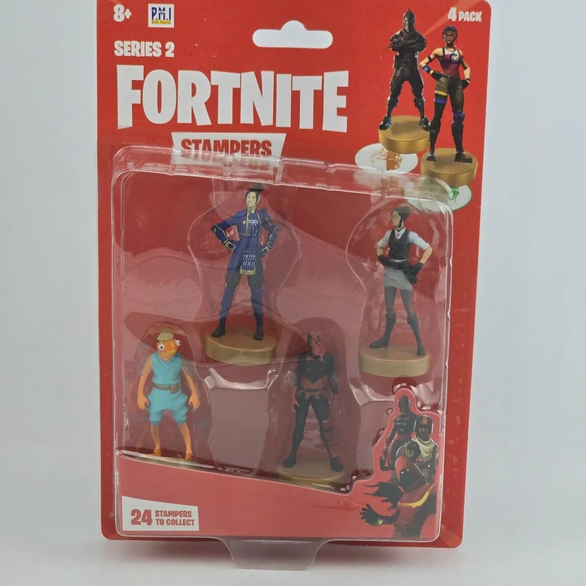 Figuras Fortnite Stampers Set x4 PMI Serie 2