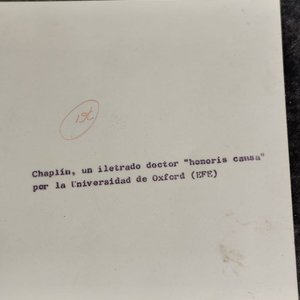 3 Fotos Originales Blanco y Negro de Charles Chaplin - imagen 4