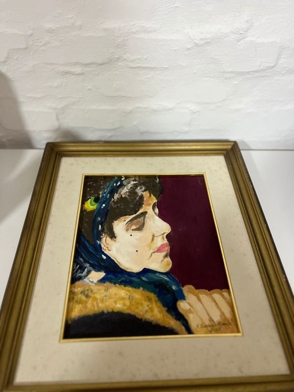 Pintura de R. Santana Alfonso en óleo sobre lienzo - imagen 1