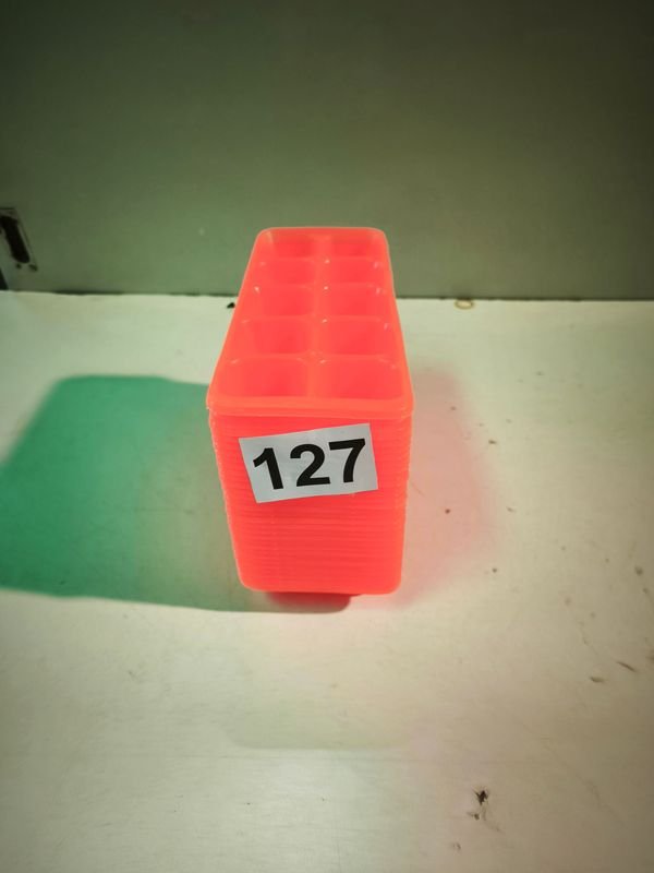 3 Cubeteras de Plástico Fluor