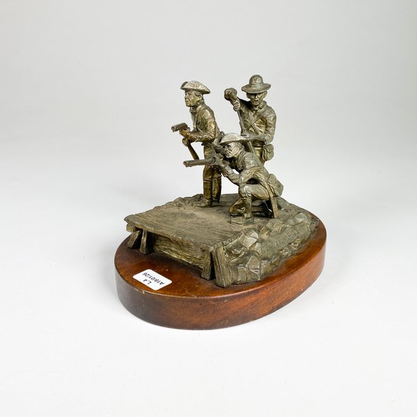 Bronce firmado con concorde bridge, medidas 14 x 19 cm - imagen 1