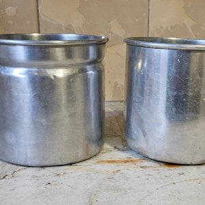 Set de 2 Hervidores de Aluminio con Mangos de Madera y Metal - imagen 3