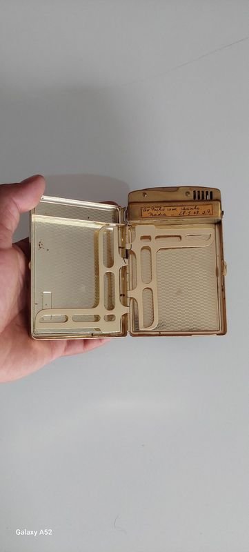 Cigarrera y encendedor antiguo - imagen 4