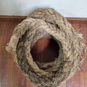 Tramo de Cuerda de Manila Gruesa para Decoración Náutica o Trabajo de Campo (9 m) - imagen 2