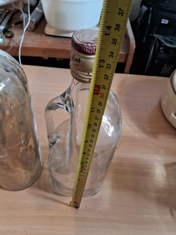 Botellas antiguas de whisky de vidrio - imagen 5