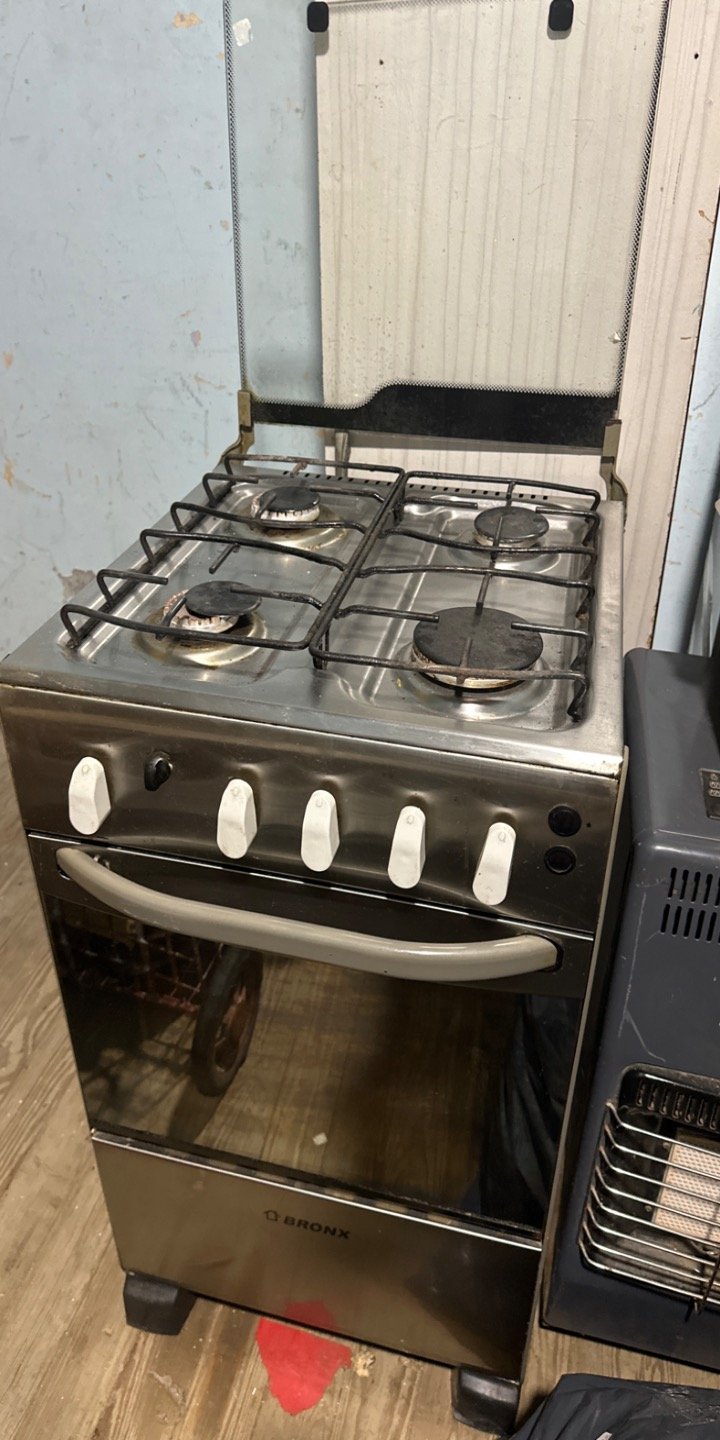 Cocina a Gas Bronz de Acero Inoxidable