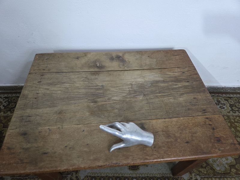 Mesa ratona en roble macizo firme para decoración - imagen 5