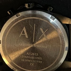 Reloj Armani Exchange AX2613 Cronógrafo Esfera Azul Caja Negra Hombre - imagen 5