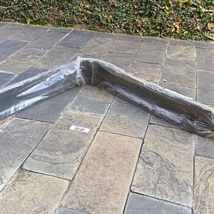 Soporte de Acero Negro para Tanque de Combustible de 210 Lts. Mercedes Benz 1620 - imagen 2