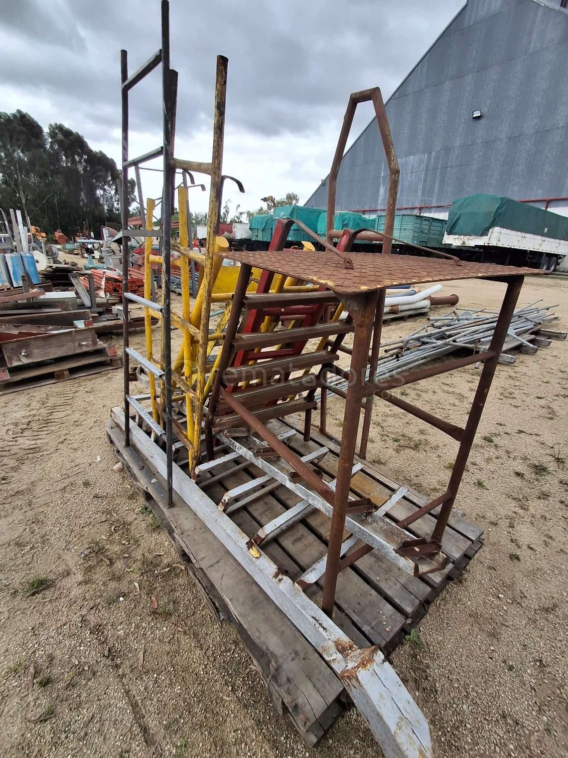 Estructura Metálica Industrial para Trabajo en Altura