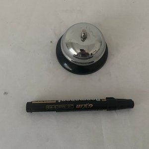 Timbre de Servicio Metálico con Base Negra - imagen 3