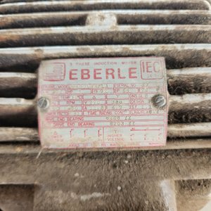 Lote anterior: Motor trifásico Eberle 3 hp