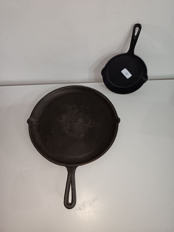 Plancha y Cacerola de Hierro Fundido