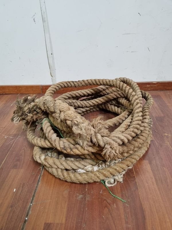 Tramo de Cuerda Gruesa de Fibra Natural Trenzada - 10.5 Metros
