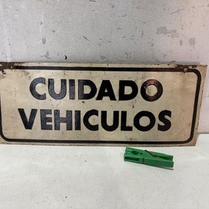 Lote anterior: Cartel "Cuidado Vehículos" Litografiado Vintage