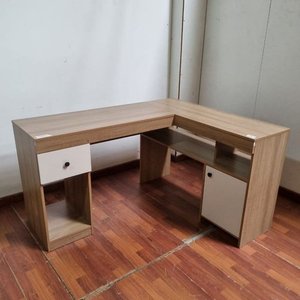 Escritorio Moderno en L con Cajón y Puertas - Diseño Funcional - imagen 2