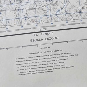 Mapa Topográfico Cagancha San Gregorio Escala 1:50000 Instituto Geográfico Uruguayo - imagen 4