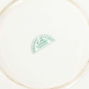 Bombonera Limoges Porcelana Artística Decorada con Flores - imagen 2