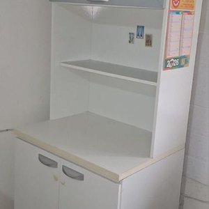 Mueble - Cristalero blanco 3 puertas 6 estantes - imagen 2