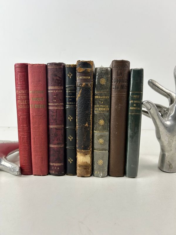 Lote anterior: Libros franceses antiguos de Zola, Richepin y Lemoine