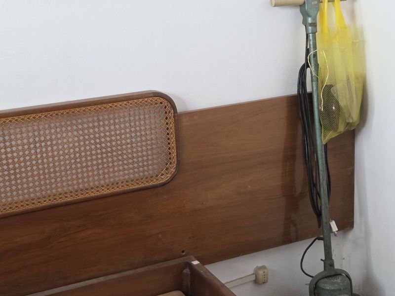 Cama de 2 plazas con respaldo esterillado y firme - imagen 5