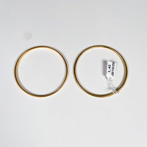 Par de Esclavas Doradas Enchapadas - imagen 2