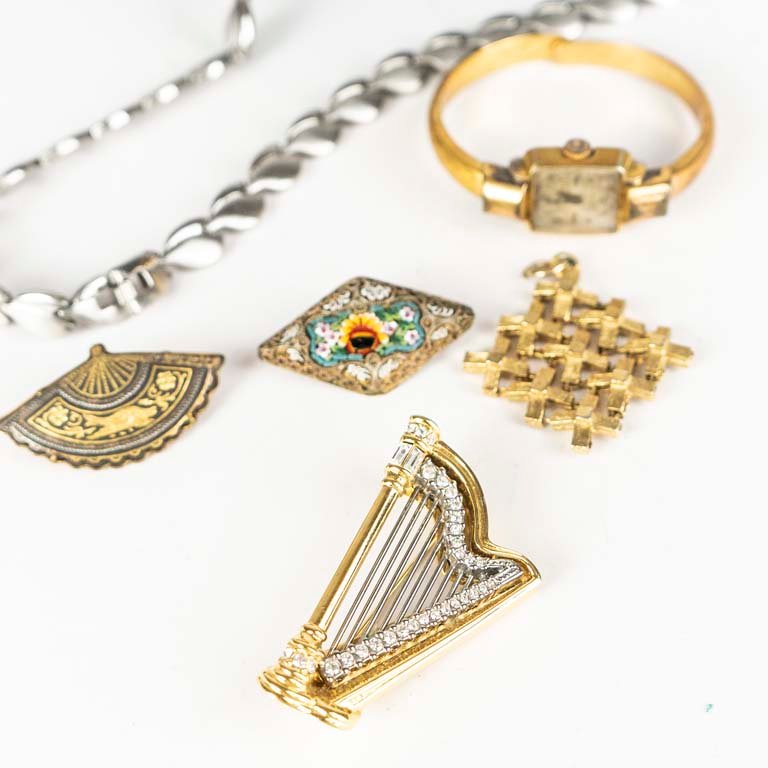 Collar, dije y reloj de dama con detalles - imagen 2