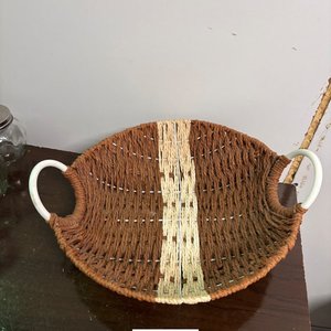 Centro de Mesa Decorativo con Bolas de Fibra Natural - imagen 3