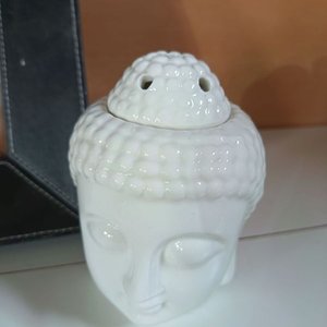 Dos Hornitos Difusores de Aroma con Forma de Buda y Portarretrato Negro - imagen 2