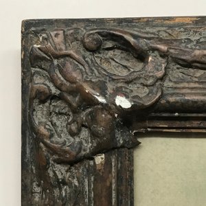 Obra de Carlos Valdes Mujica: Técnica Mixta sobre Papel con Detalles Dorados - imagen 10