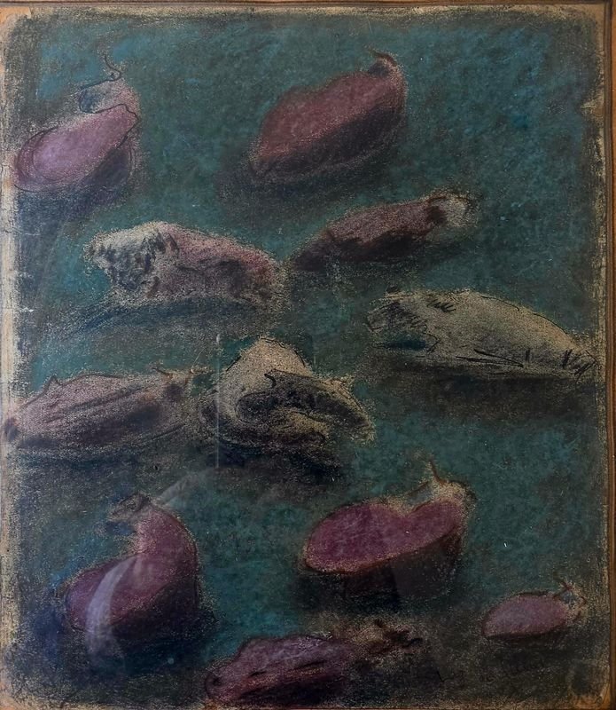 Cuadro "Naturaleza Muerta" de José Cúneo, 29 x 25 cm