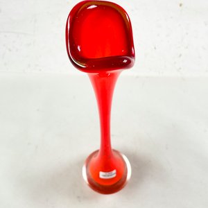 Violetero de Cristal Murano Rojo Alto 37 cm - imagen 2