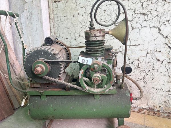 Compresor de Aire con Tanque Horizontal y Ruedas - imagen 1