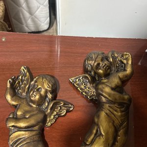 Lote siguiente: Adornos de Ángeles Dorados
